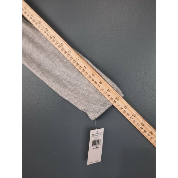 Ralph Lauren Girls Sz. 16 (XL) Gray Heather W/White Polkadots Dress Long Sleeve - Picture 10 of 12